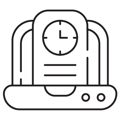 Processing speed improvement icon