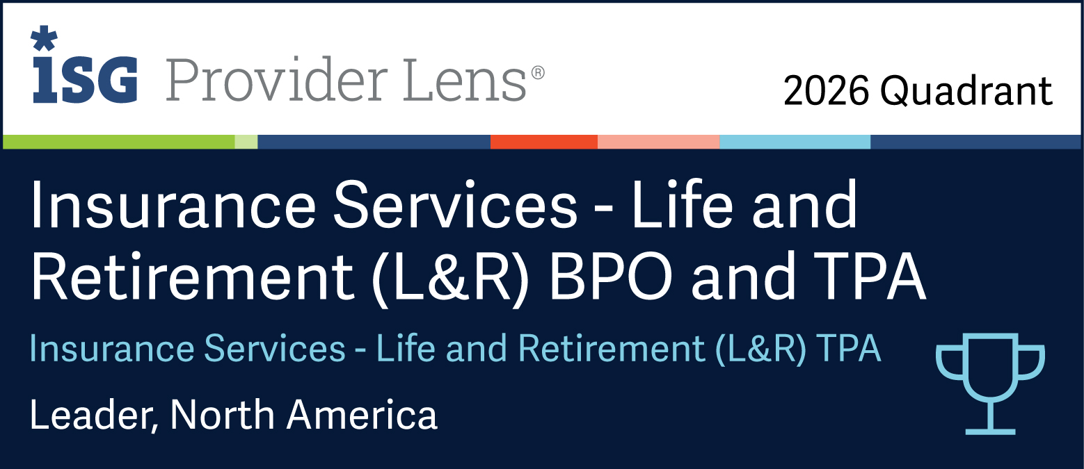 ISG Provider Lens 2026 Leader — Life & Retirement TPA