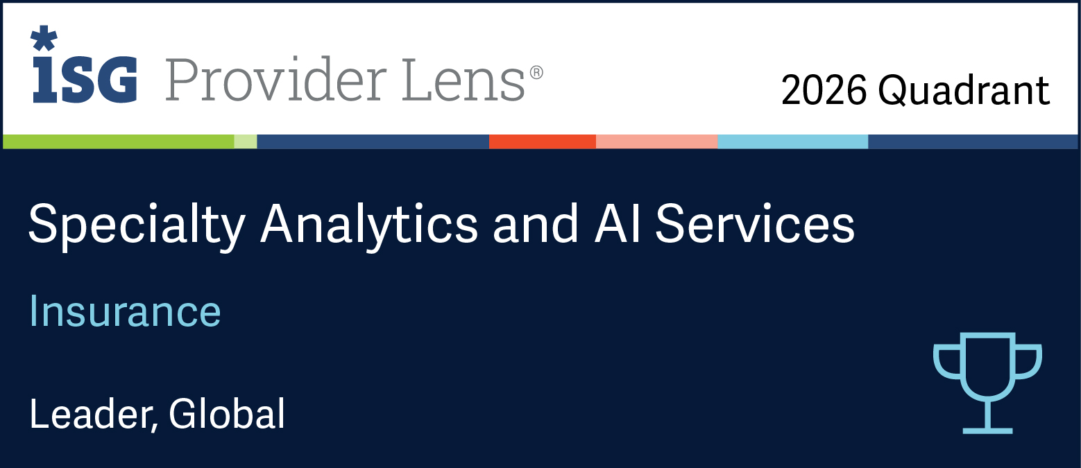 ISG Provider Lens 2026 Leader - Specialty Analytics and AI Services, Insurance