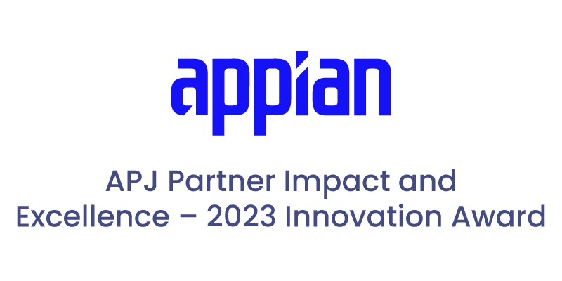 Appian APJ Partner Impact and Excellence 2023 Innovation Award