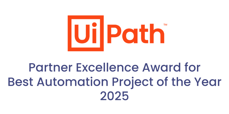 UiPath Partner Excellence Award for Best Automation Project of the Year 2025
